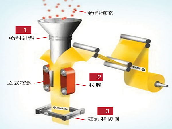 薄膜制袋立式自动榴莲视频黄版APP网站下载工作原理